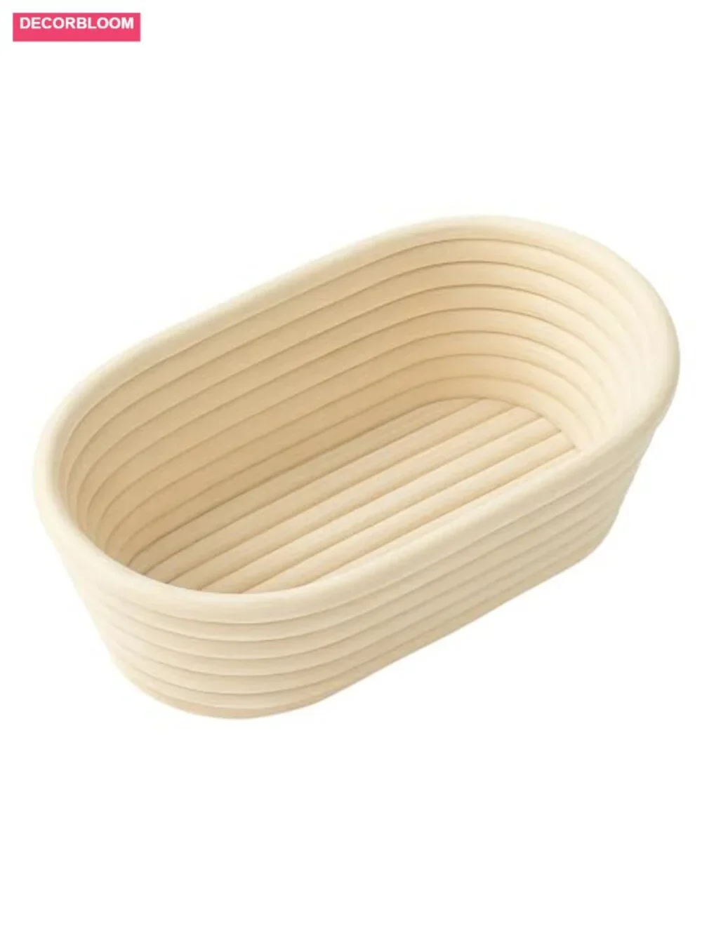 Rattan Bread Proofing Basket with Liner - 10 inch Oval Banneton